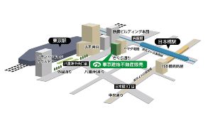 店舗地図　東京駅至近