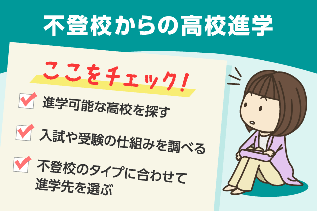 不登校から高校進学を叶えよう 入試や受験 高校選びの注意点 ズバット通信制高校比較