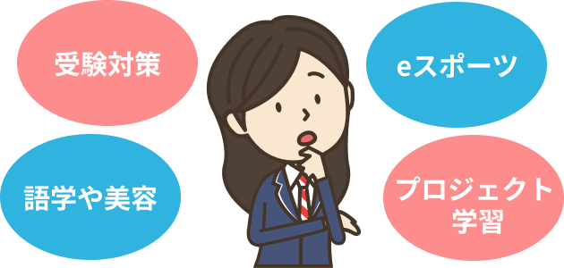 受験対策 語学や美容 eスポーツ プロジェクト学習